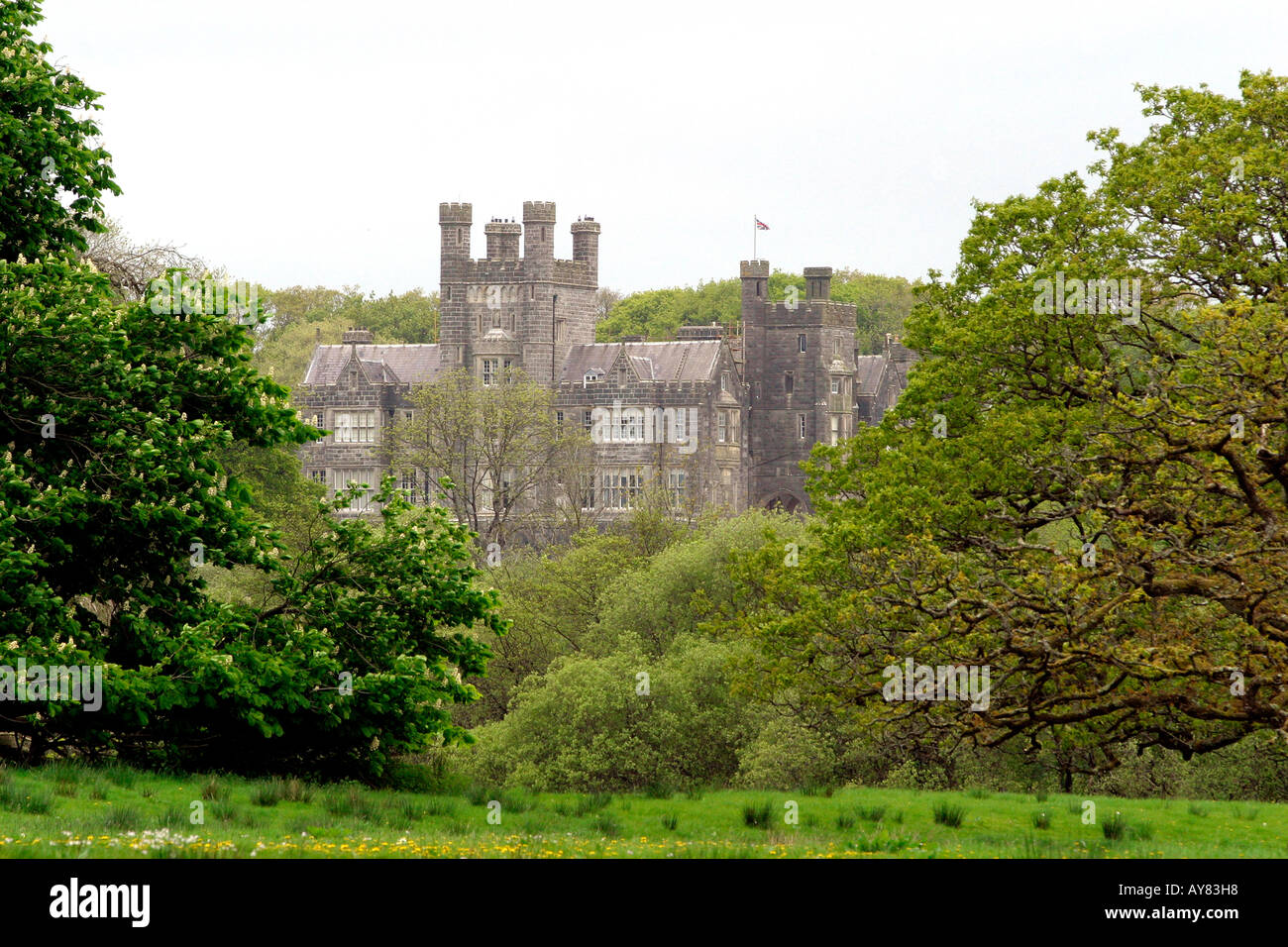 Co Fermanagh Crom castello di proprietà privata Foto Stock