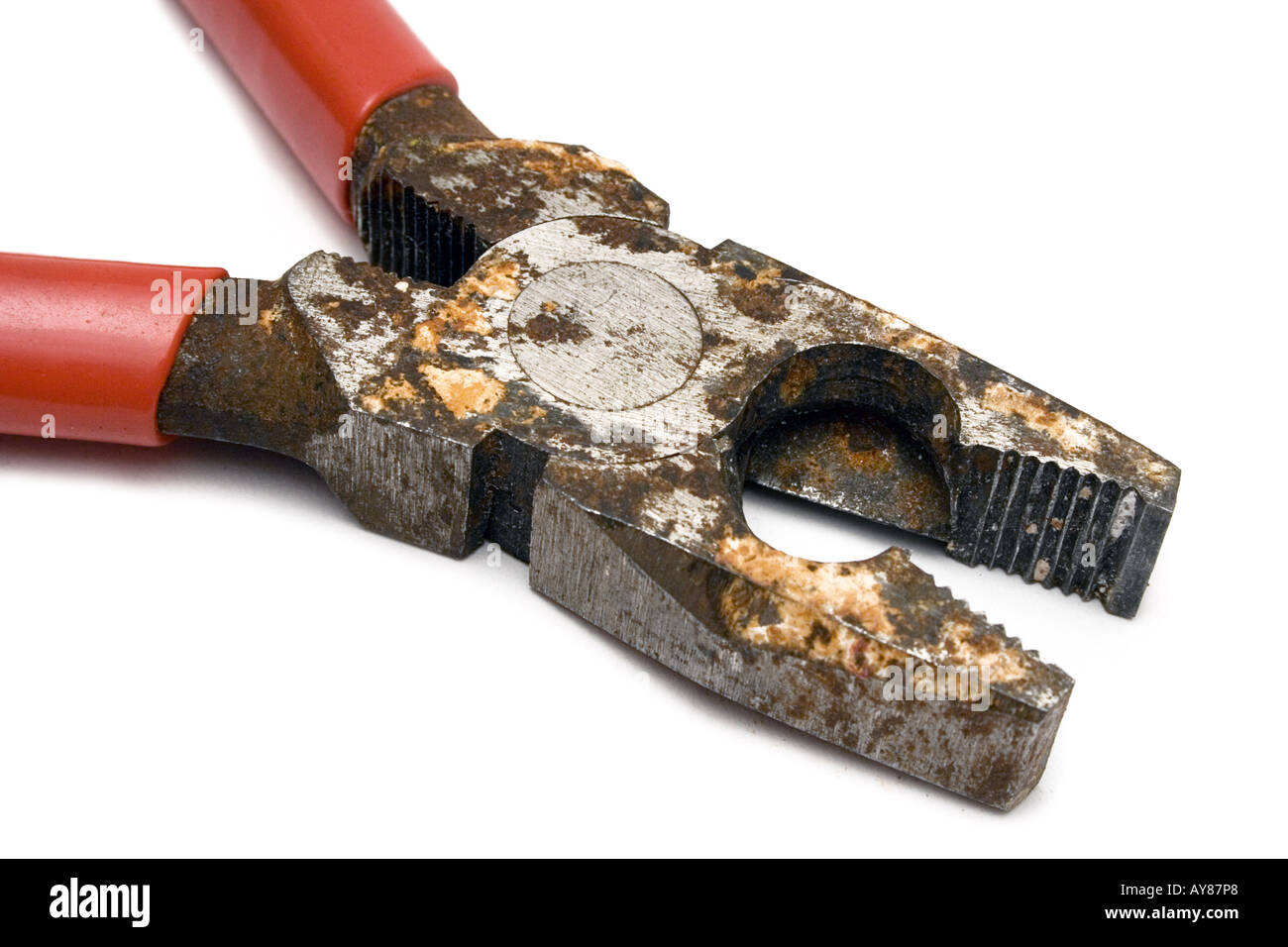 Pinze di Rusty Foto Stock