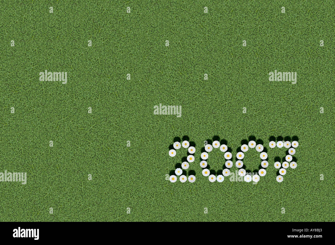 anno 2007 passato Foto Stock