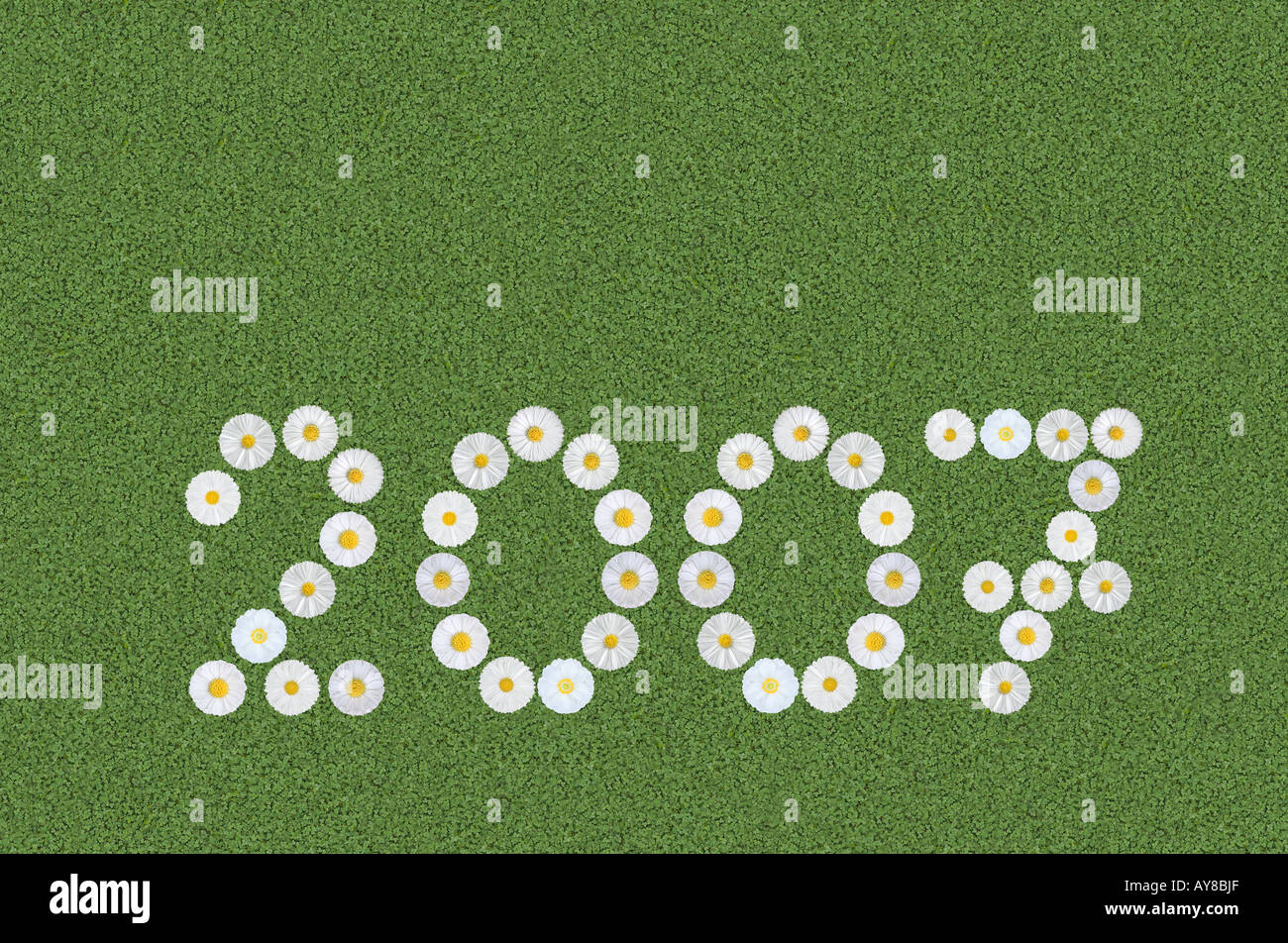 anno 2007 passato Foto Stock