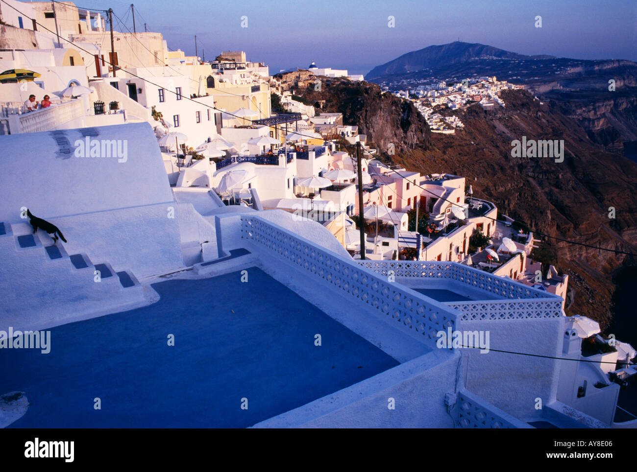 Imerovgli Santorini Cicladi Grecia Foto Stock