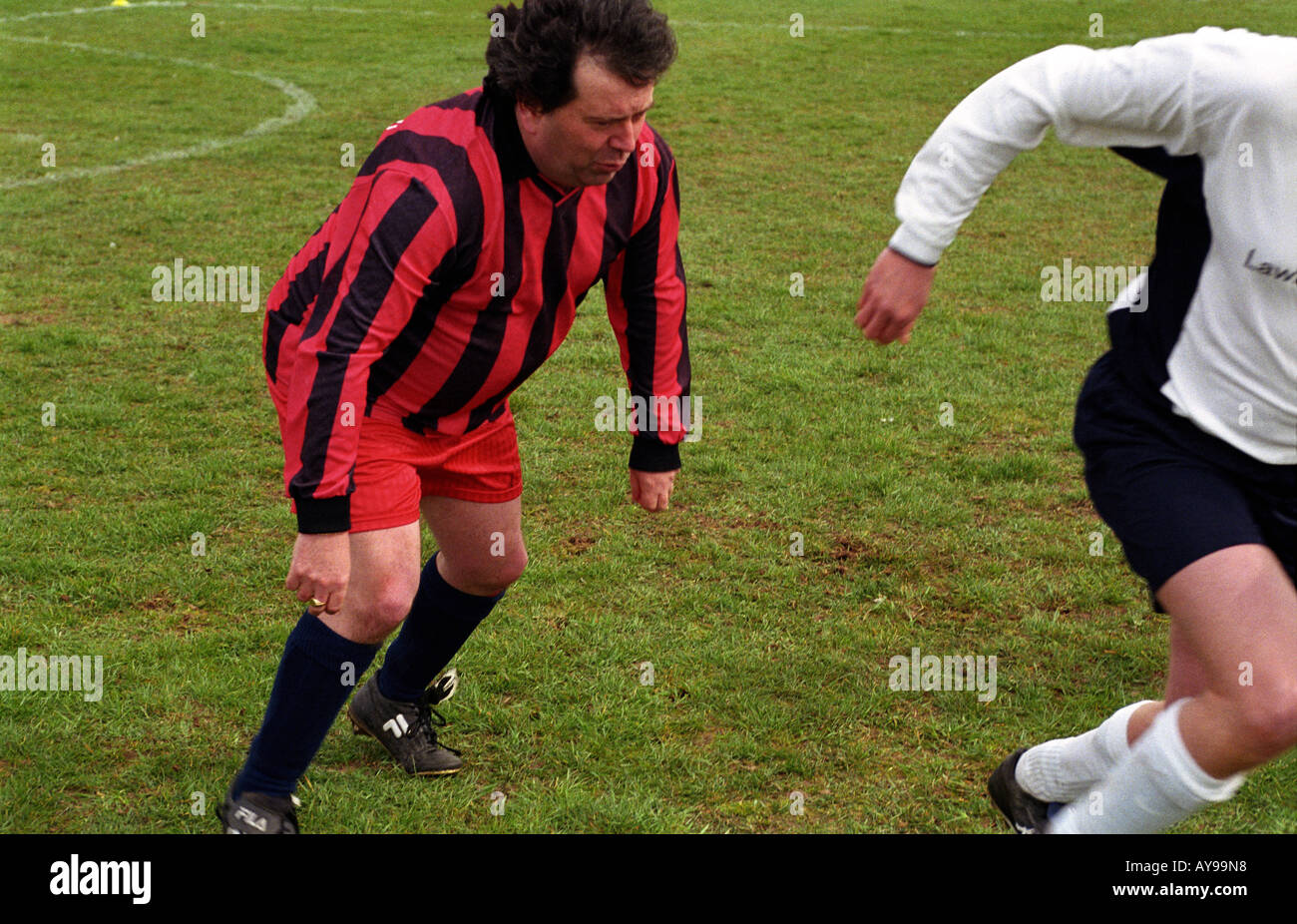 Domenica mattina league calciatori, Ipswich, Suffolk, Regno Unito. Foto Stock