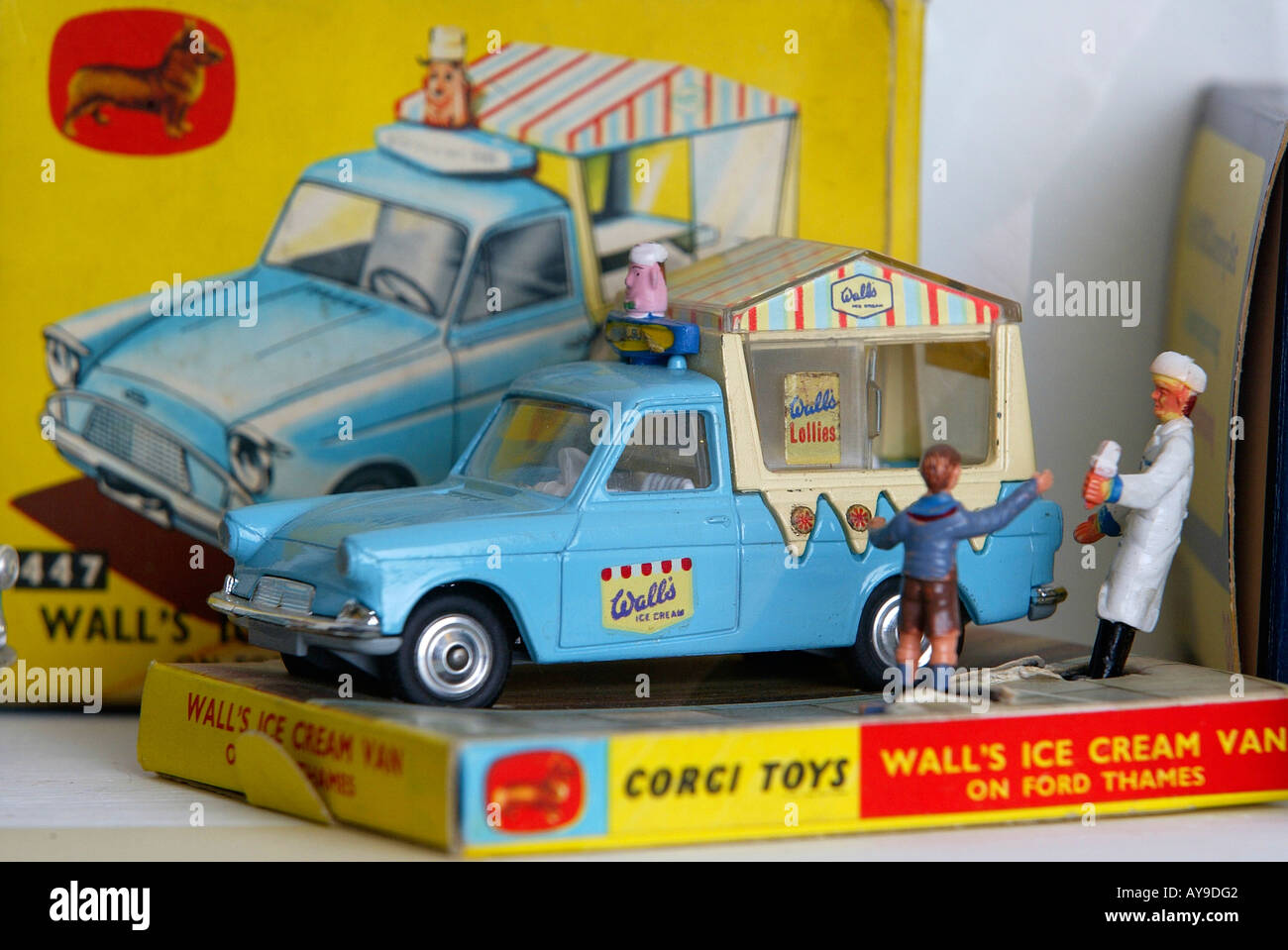 Corgi parete giocattoli's Ice Cream Van a partire dagli anni sessanta Foto Stock