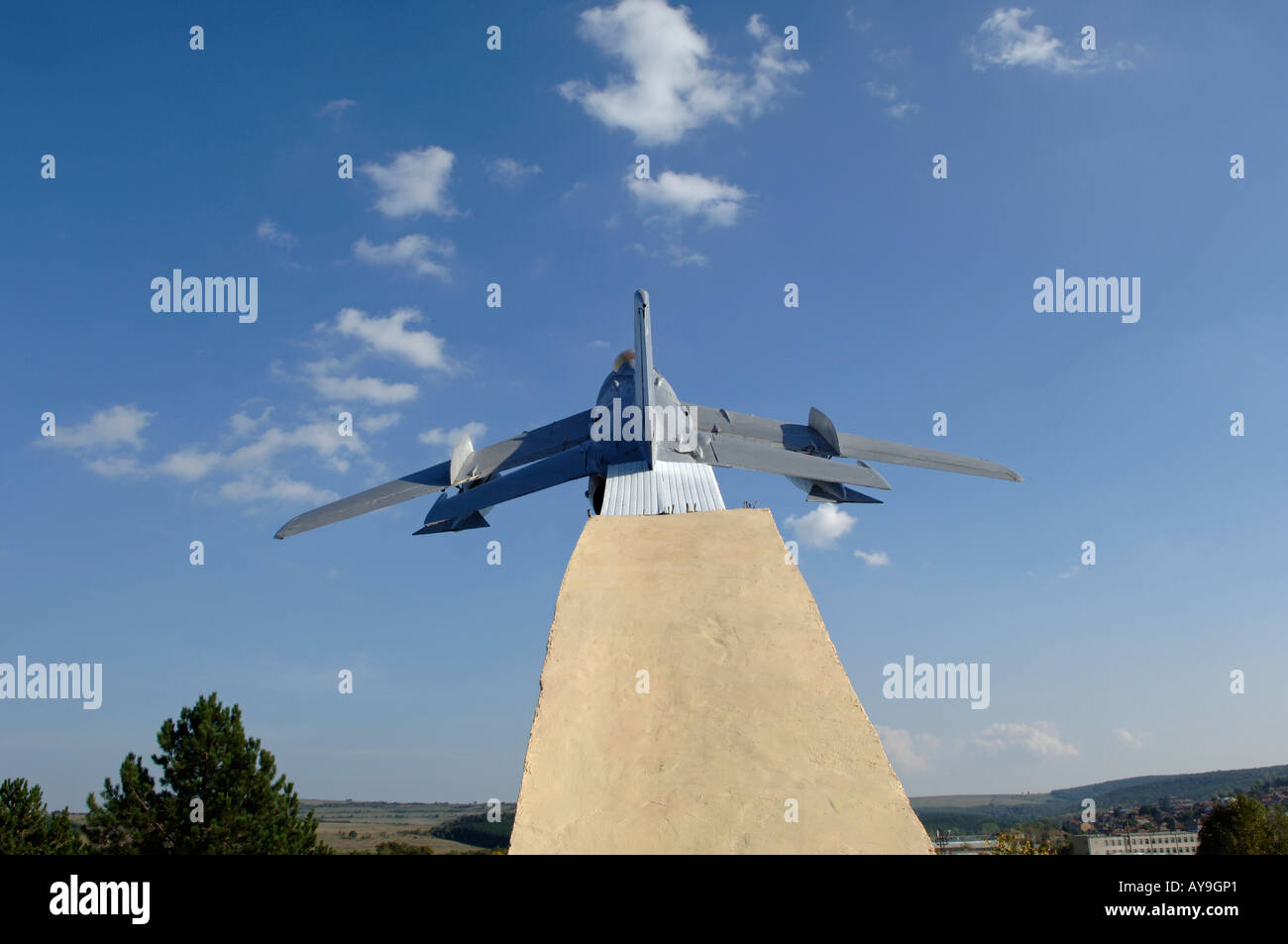 Monumento di bombardiere Foto Stock