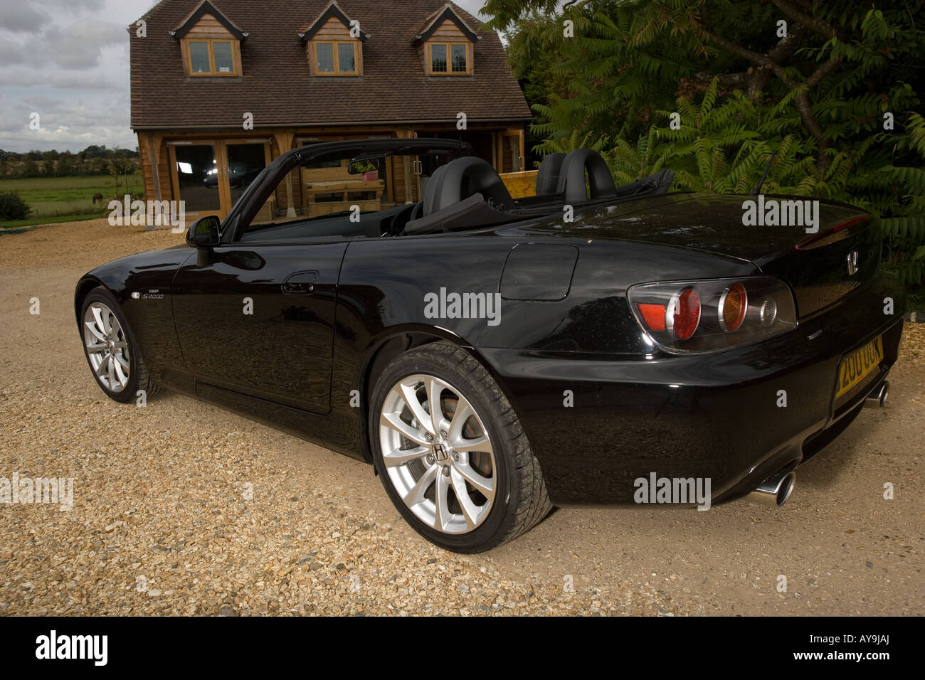 HONDA S 2000 nero convertibile 2008 Foto Stock