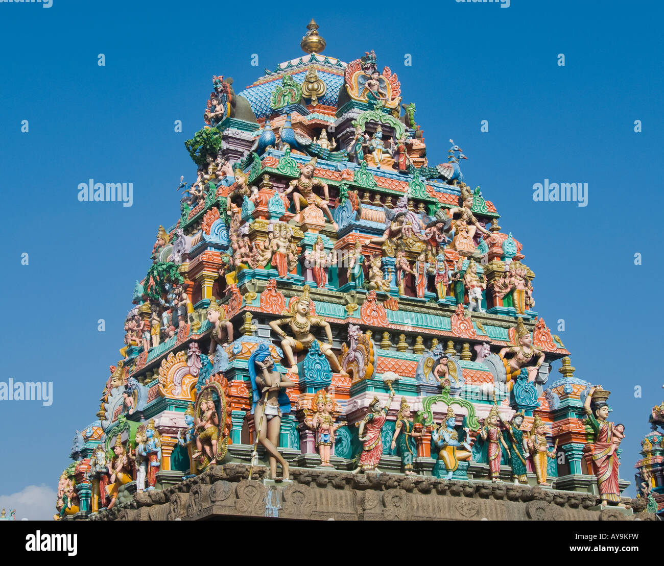 Kapaleeswarer Siva Temple Chennai Tamil Nadu India Foto Stock