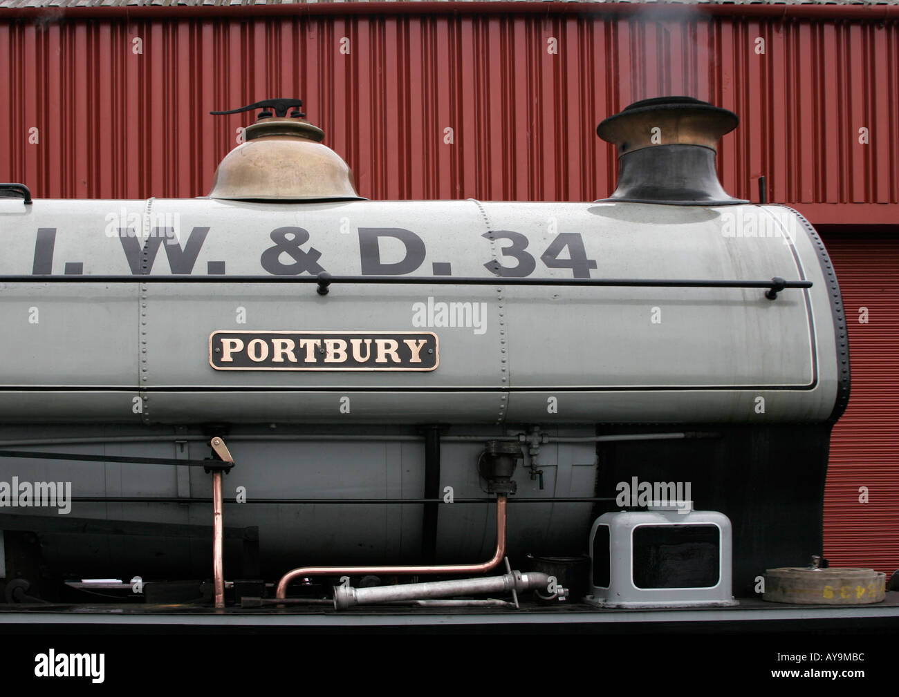 Serbatoio a sella locomative 'Portbury' a Bristol Industrial Museum Foto Stock