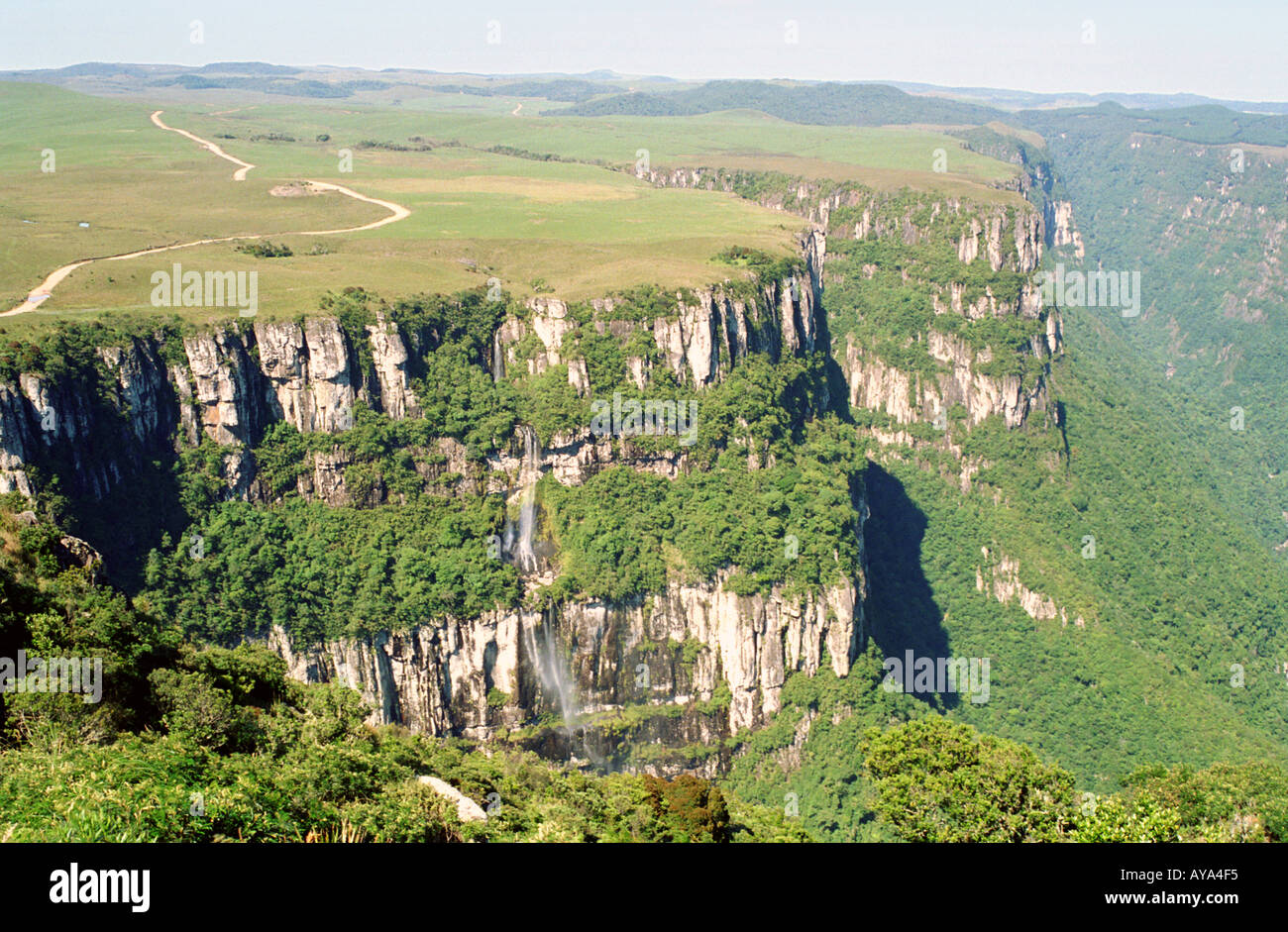 Canyon Fortaleza Parque Nacional da Serra Geral Cambara do Sul Rio Grande do Sul - Brasile Foto Stock