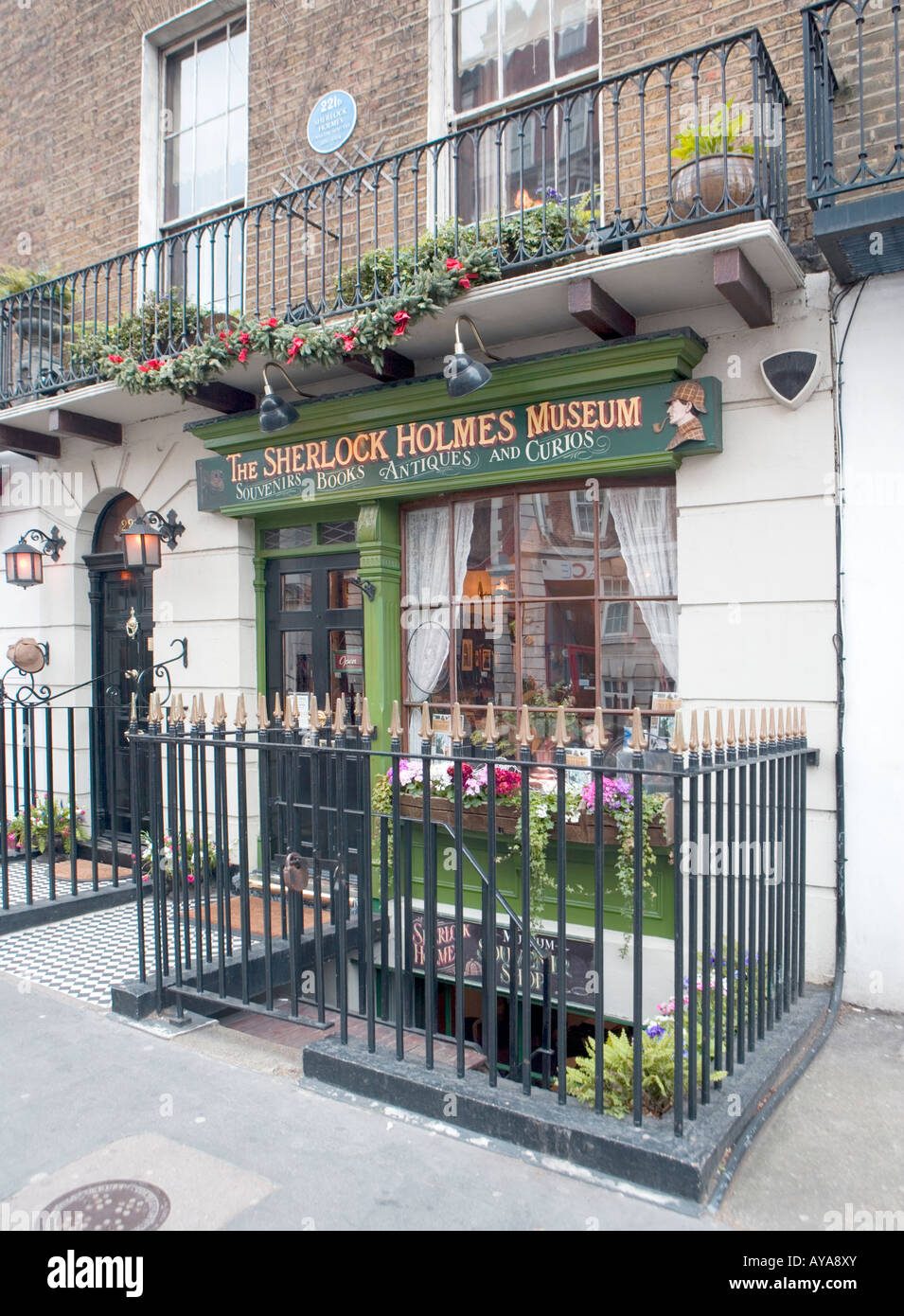 "Sherlock Holmes Museum di Londra Foto Stock