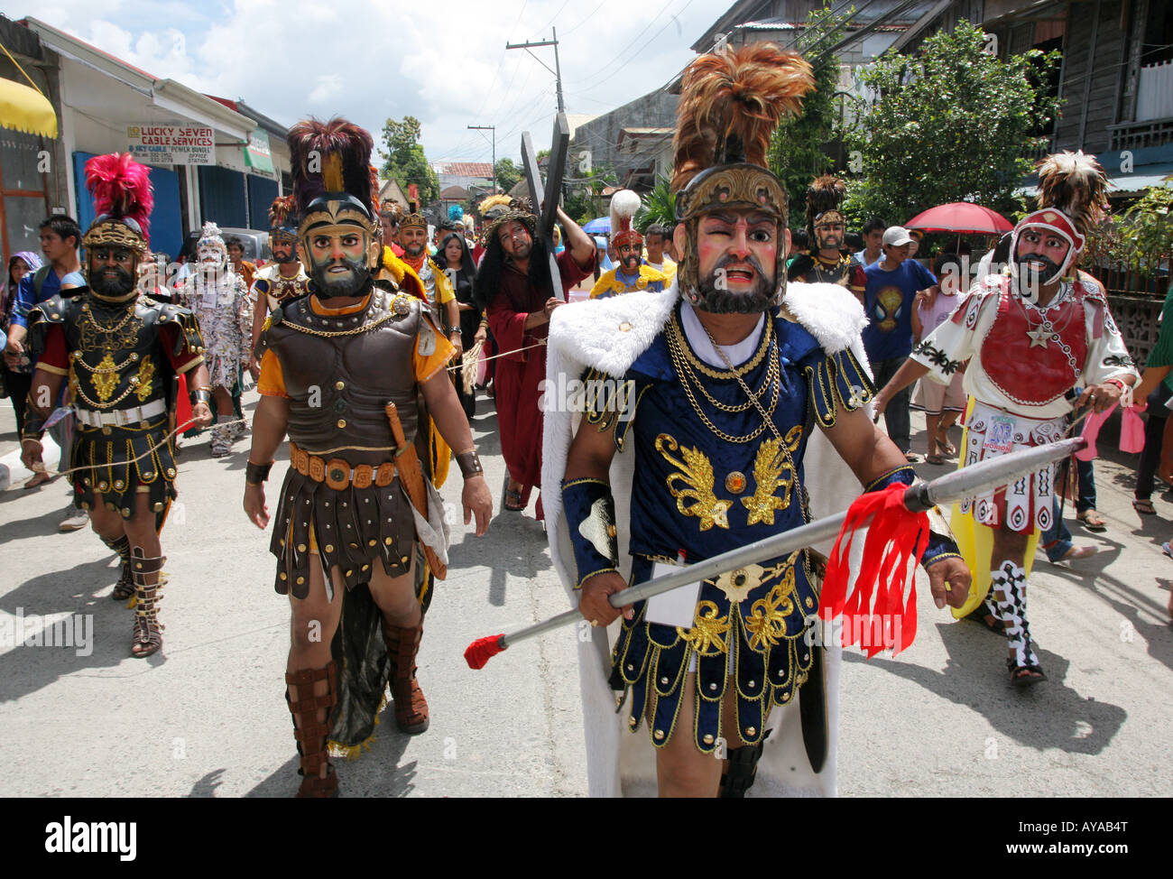 Filippine, Marinduque Isola: Moriones Festival. Foto Stock