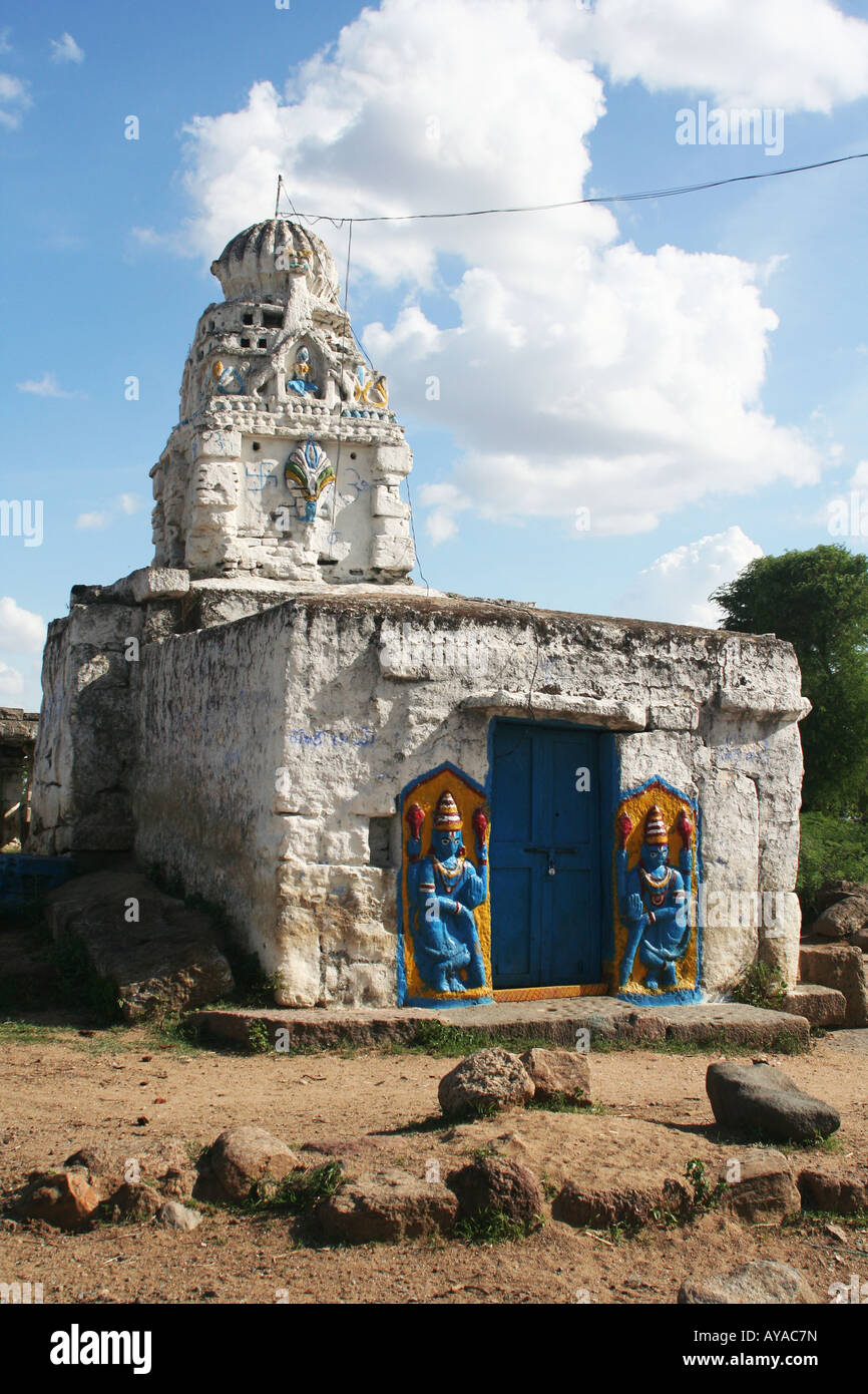 Un vecchio tempio in Warangal, Andhra Pradesh Foto Stock