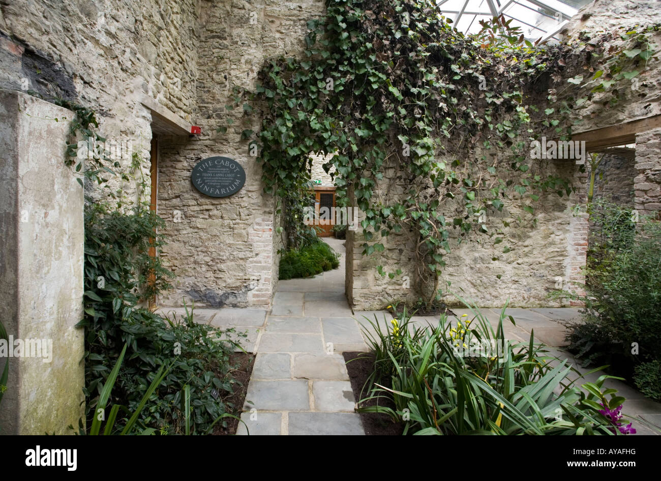 La Cabot Atrium Aberglasney House Foto Stock