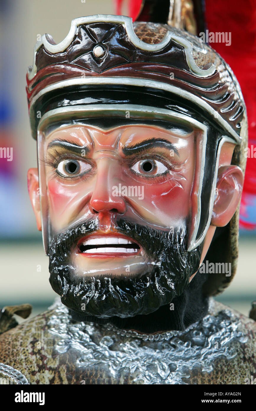 Moriones maschera alla Pasqua annuale Moriones festival nelle Filippine Foto Stock
