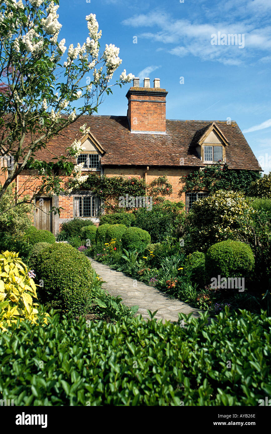 Maria Ardens Cottage Shakespeare Motherin legge vicino a Stratford on Avon Inghilterra Foto Stock