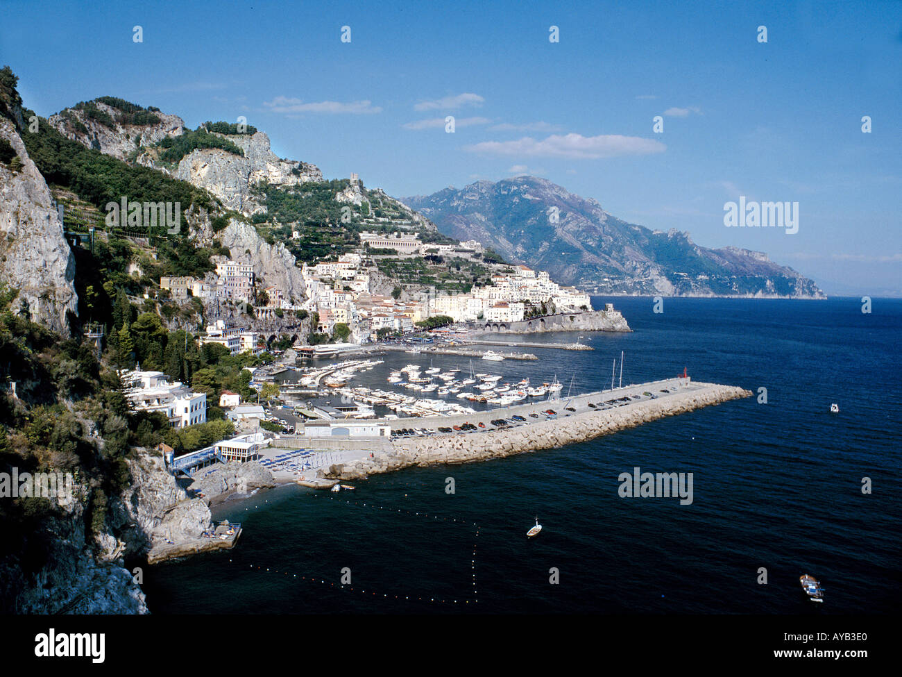 Amalfi Costiera Amalfitana . Italia Foto Stock