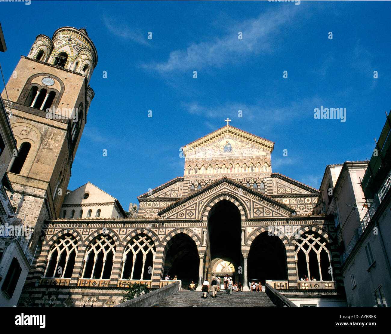 Amalfi. Il IX secolo cattedrale . Italia Foto Stock
