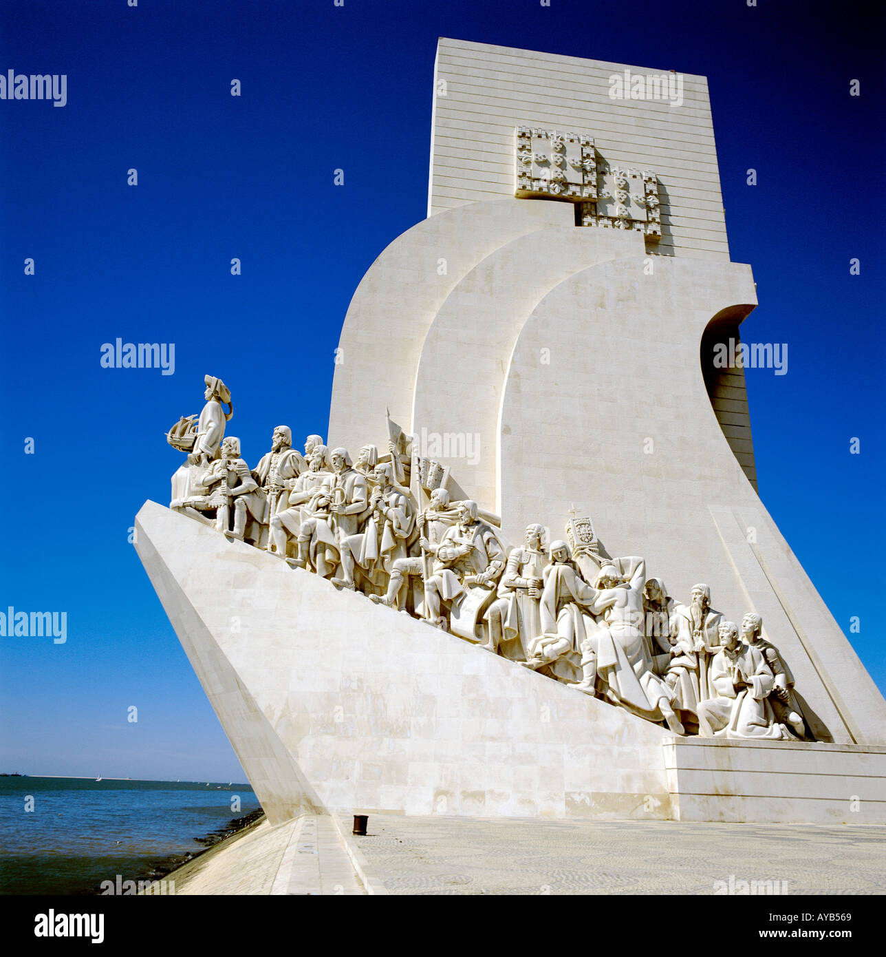 Discoverors Monument Lisbona Foto Stock