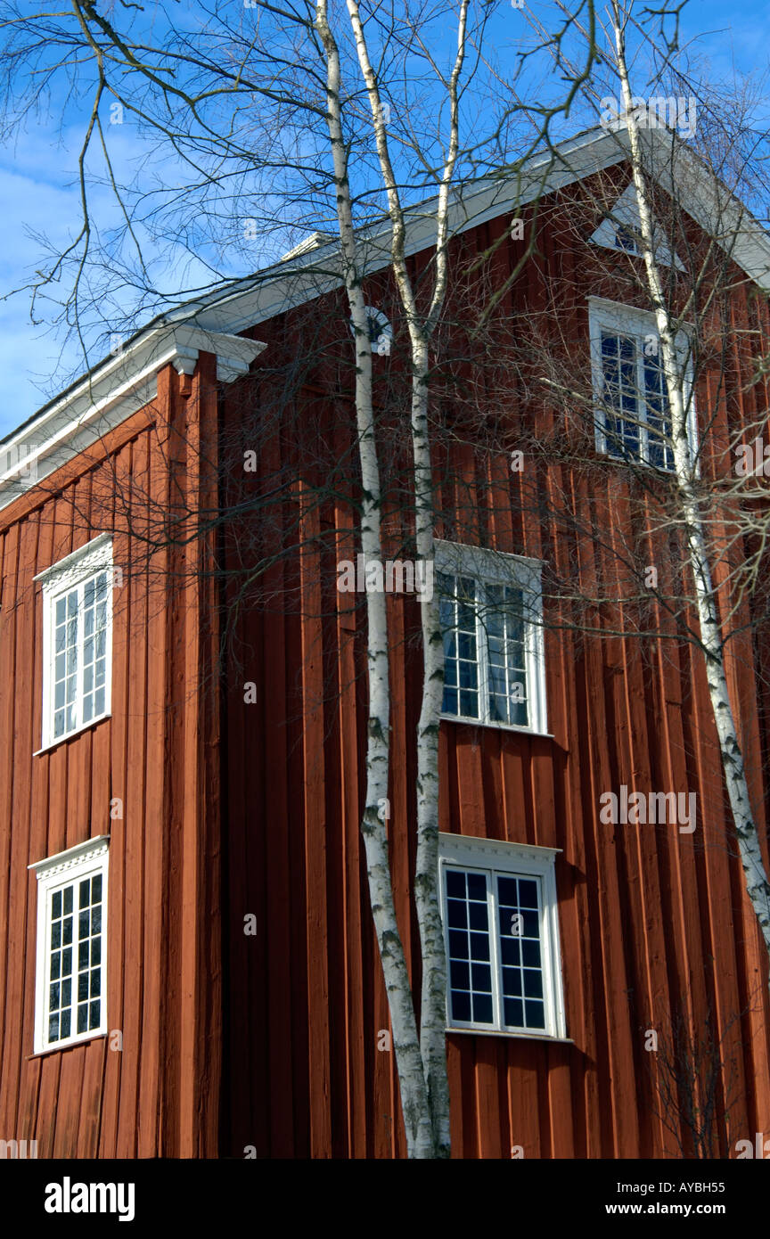 Missioni Huset - casa di missione nell isola di Skansen a Stoccolma, Svezia. Foto Stock