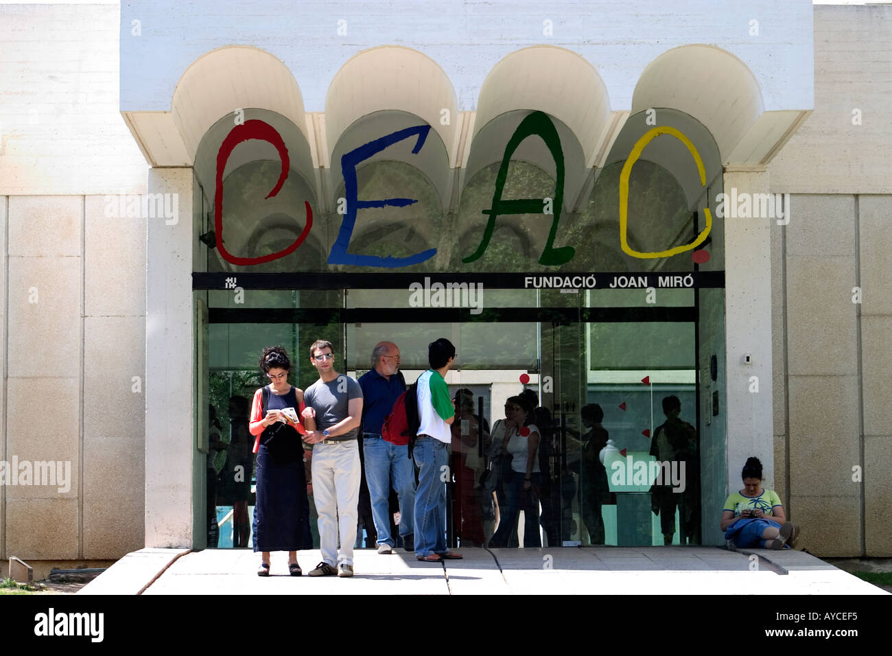 Fundacio Joan Miro Barcelona Spagna Foto Stock