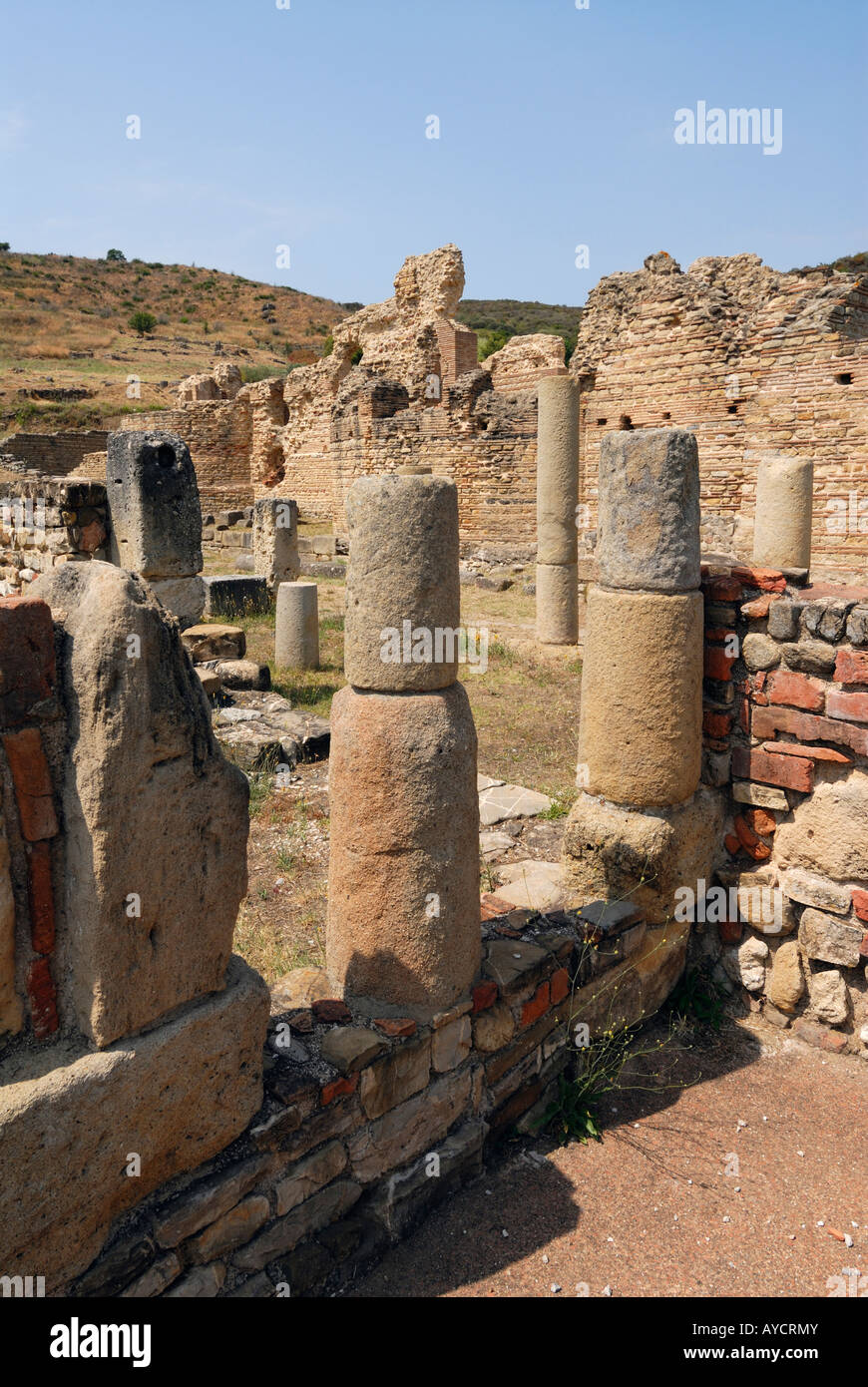 Velia Italia resti archeologici della città antica di Elia Foto Stock