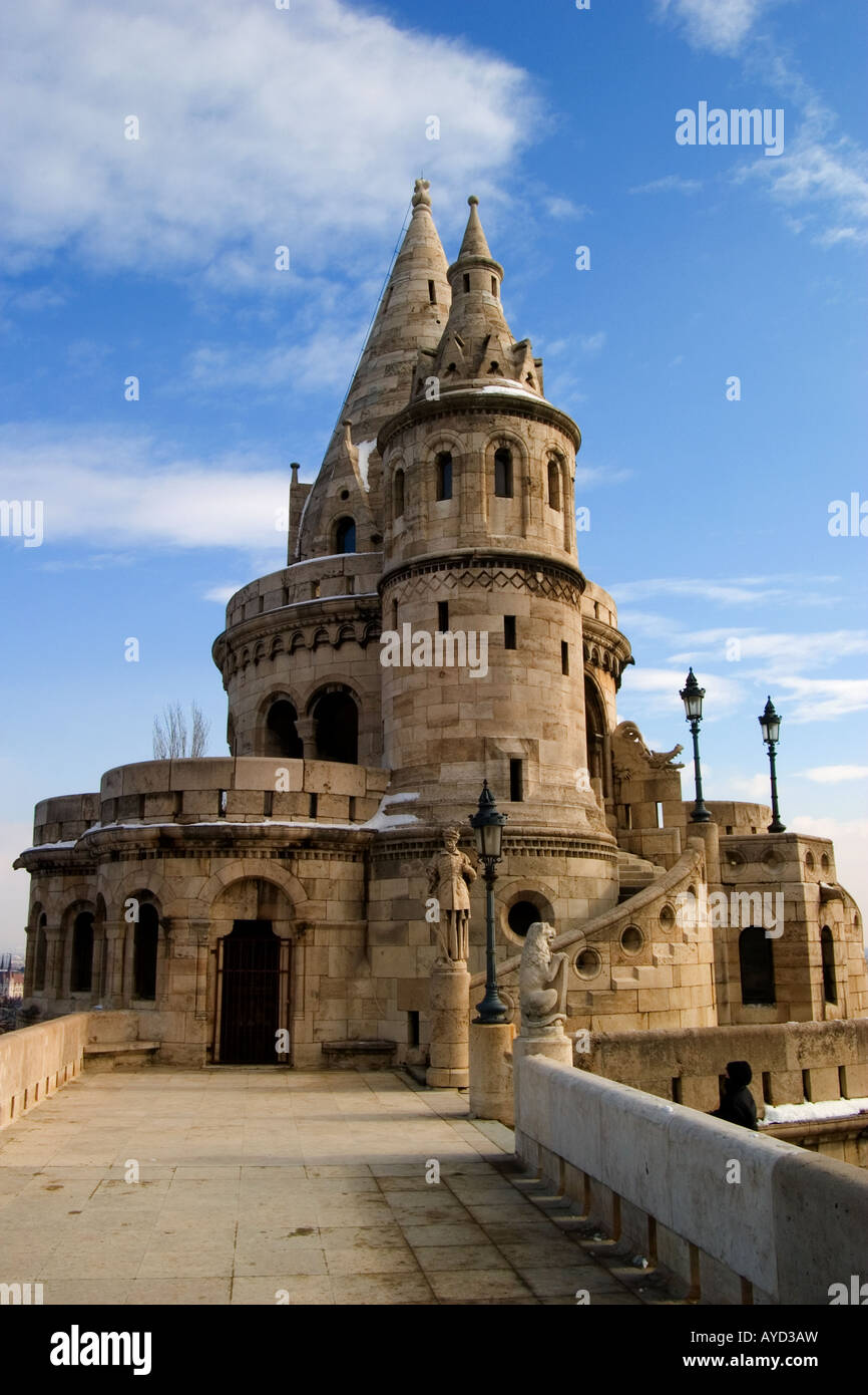 Fisherman s Bastion Budapest Ungheria 13 02 2006 Foto Stock