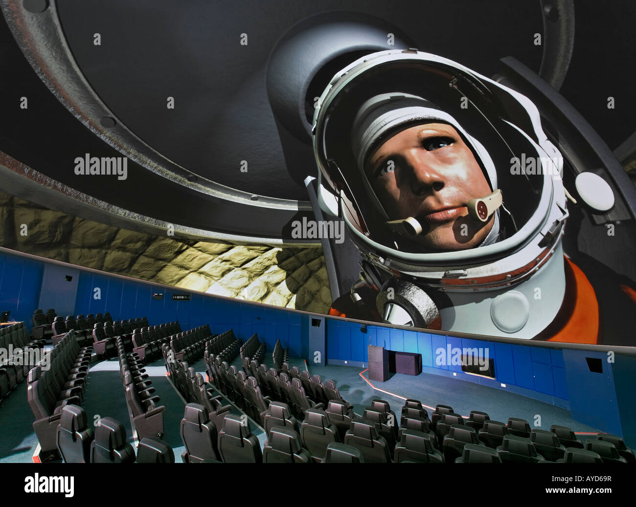 Intech Planetarium Winchester, auditorium Foto Stock