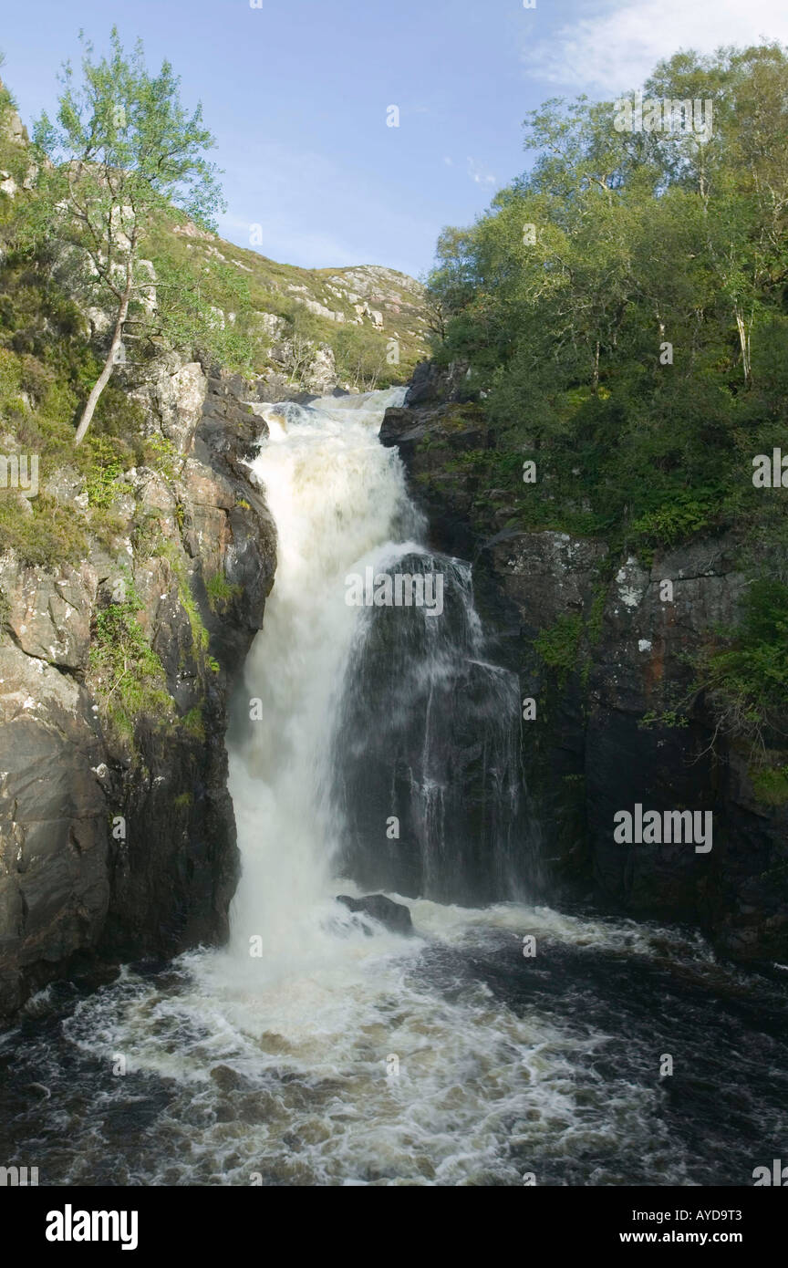 Le cascate di Kirkaig, Lochinver, Scotland, Regno Unito Foto stock - Alamy