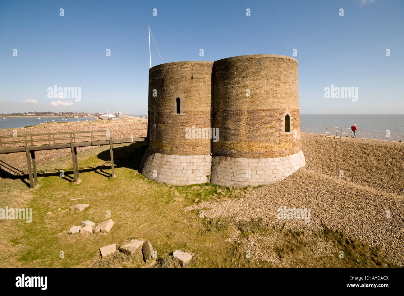 La torre Marttelo a Aldeburgh, Suffolk Foto Stock