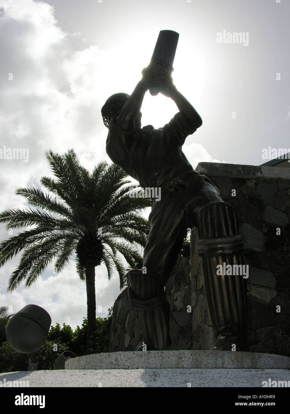 Sticky Wicket Cricket Club Antigua Foto Stock