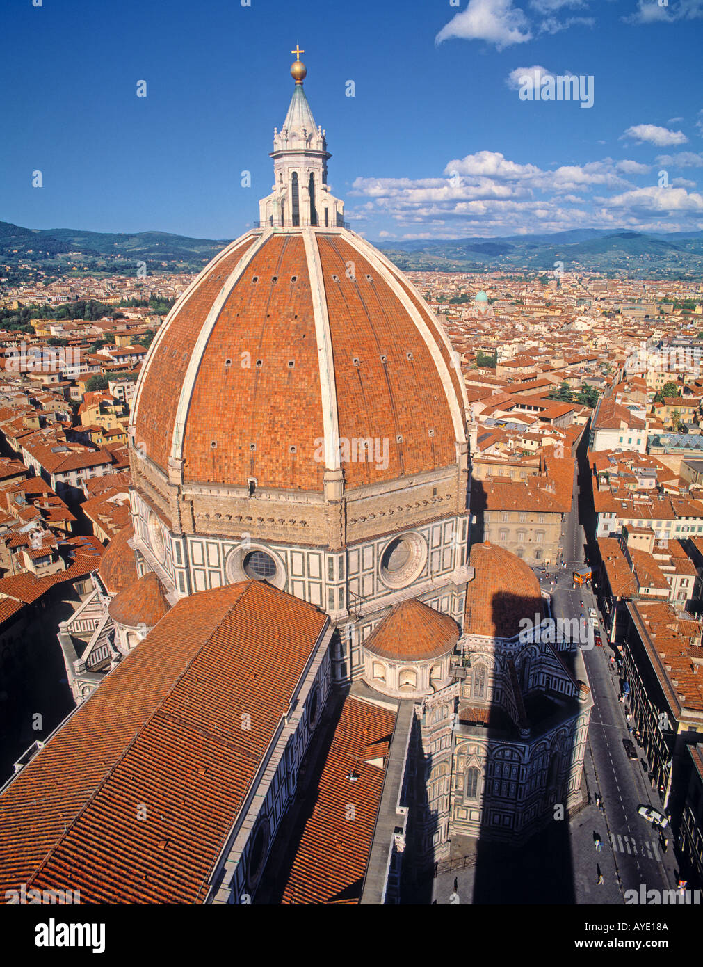 Firenze Toscana Italia Cupola del Duomo Foto Stock