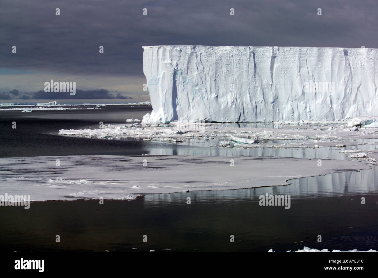 Iceberg B15j Ross Mare Antartide Foto Stock