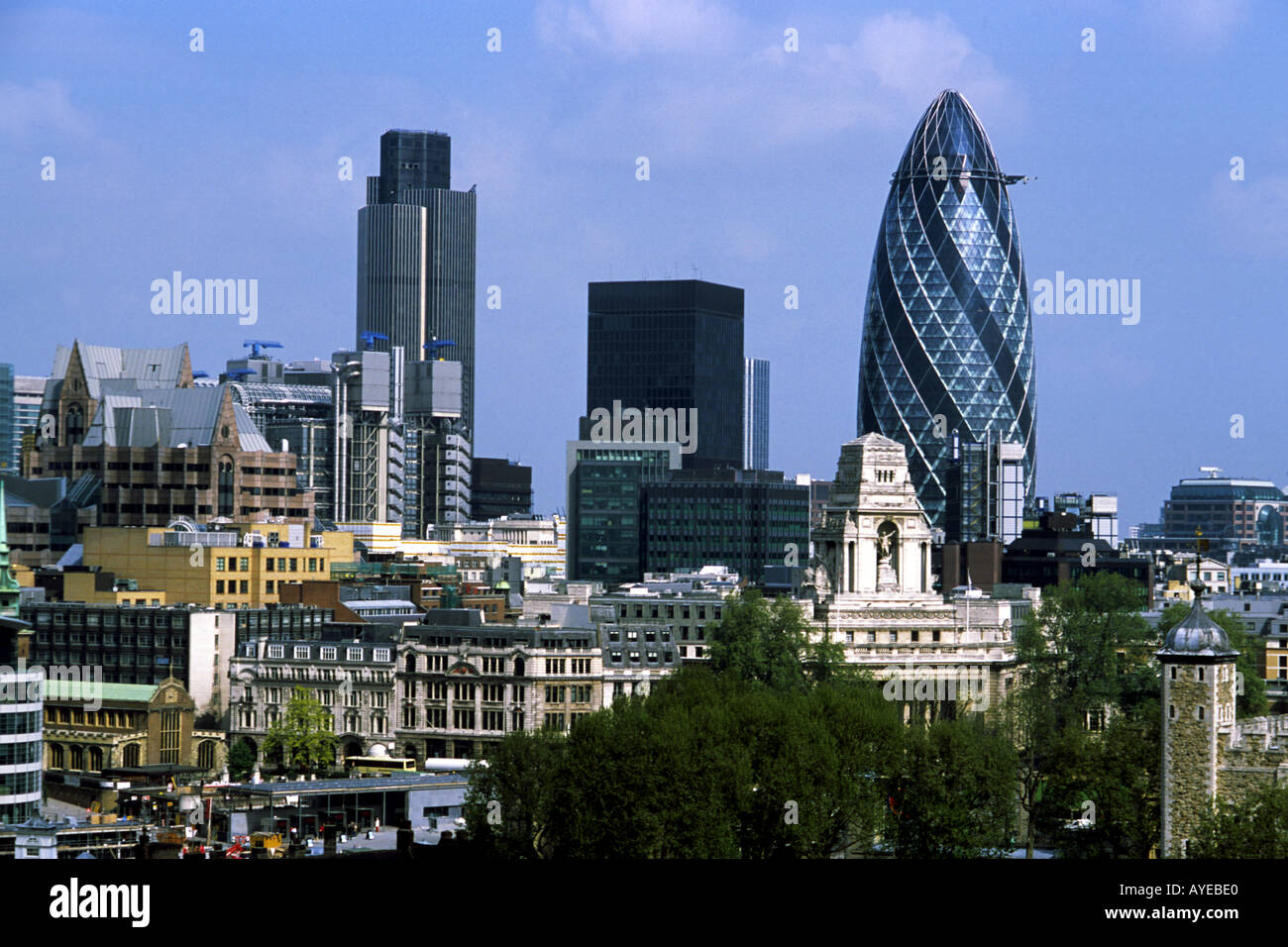 Regno Unito Inghilterra Londra dello skyline della città Foto Stock