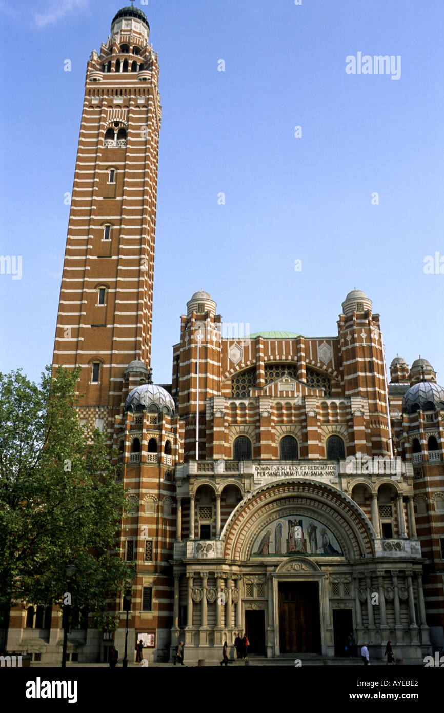 Regno Unito Inghilterra Londra Cattedrale di Westminster Foto Stock
