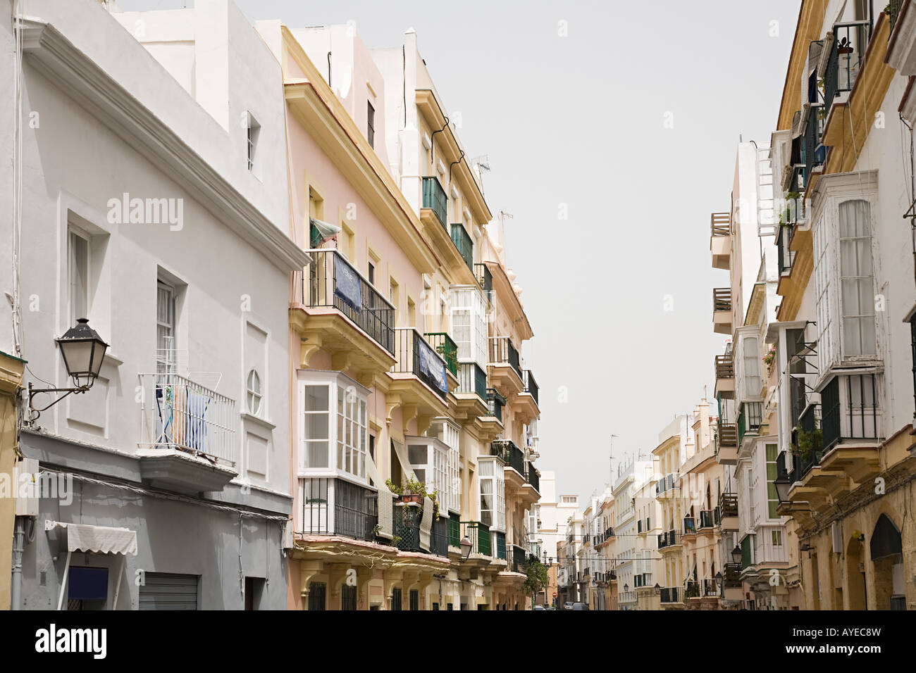 Street Cadiz Spagna Foto Stock