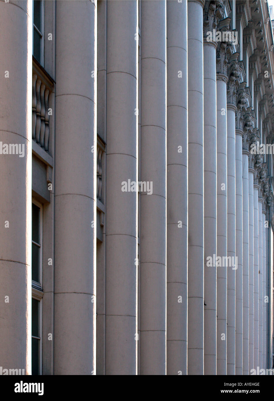 Concetto di colonne Foto Stock