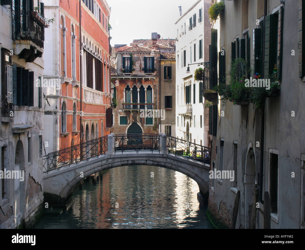 Torna Canal view a Venezia Foto Stock