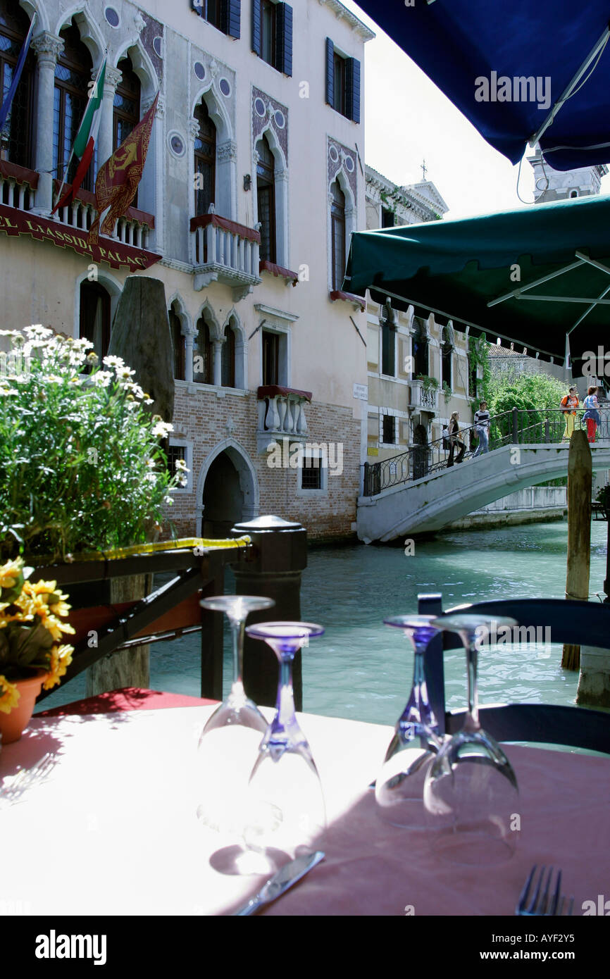Venezia Italia ora di pranzo Foto Stock