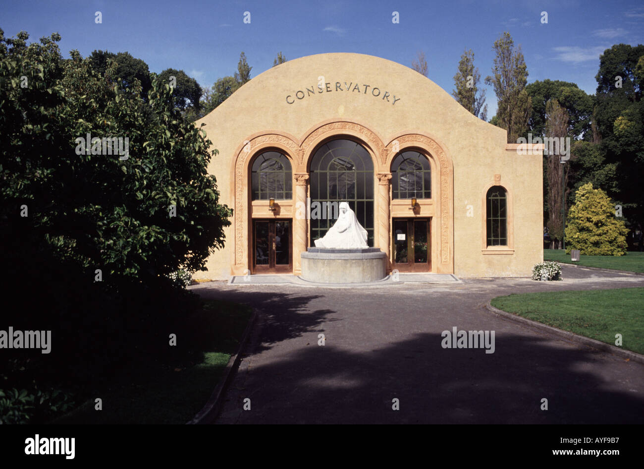 Australia Victoria Melbourne i Giardini Fitzroy Conservatorio Foto Stock