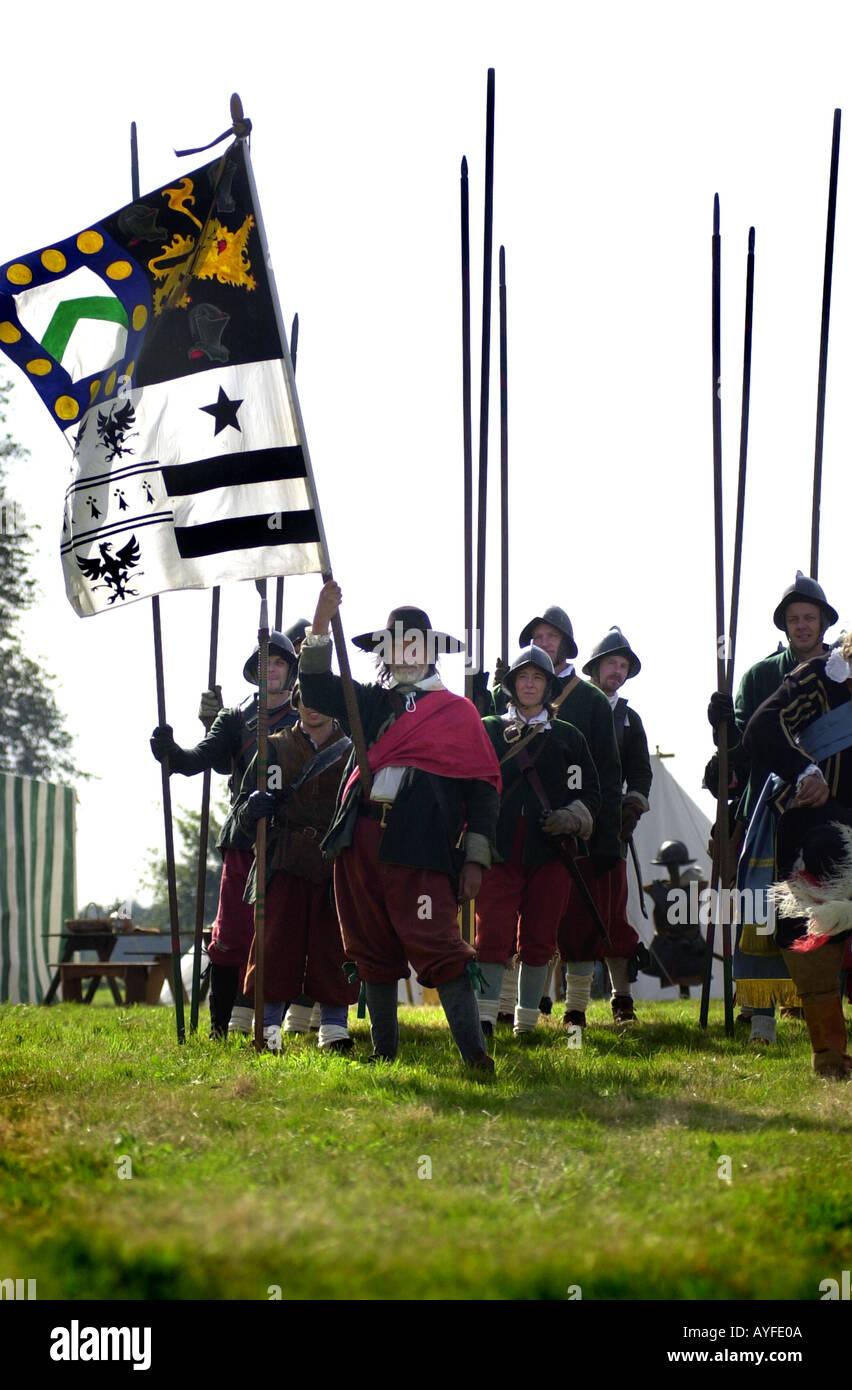 Nodo sigillato battaglia re emanazione Redbourne Hertfordshire, Regno Unito Foto Stock