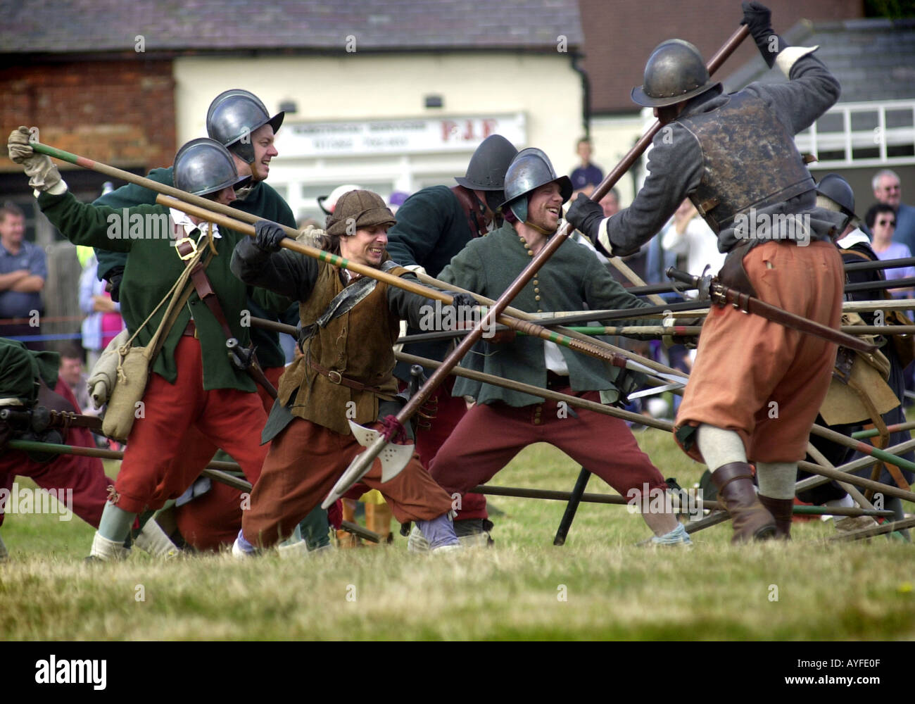 Nodo sigillato battaglia re emanazione Redbourne Hertfordshire, Regno Unito Foto Stock