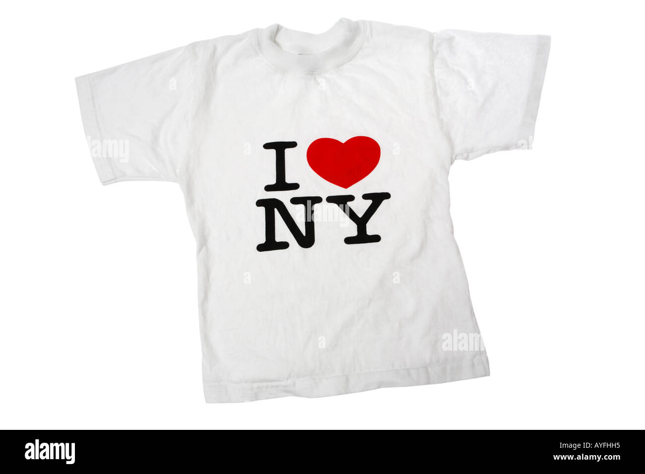 Io amo New York Souvenir T-Shirt Foto Stock