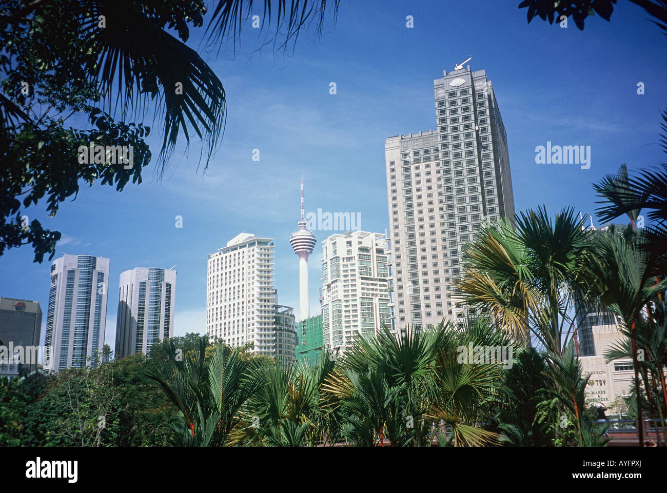 Il centro cittadino di Kuala Lumpur. Foto Stock