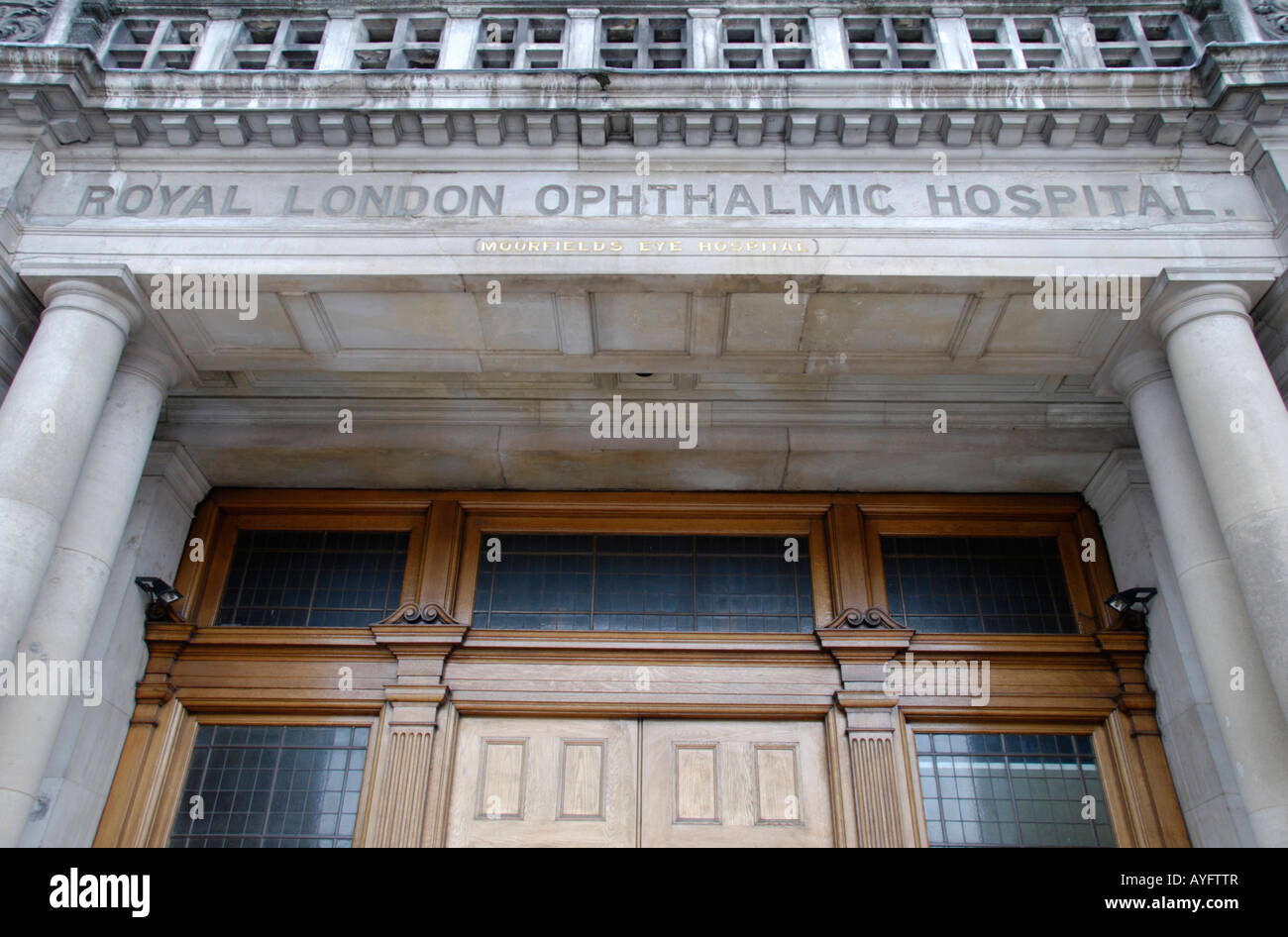 Il Royal London ospedale oftalmico (AKA Moorfields Eye Hospital) London Foto Stock