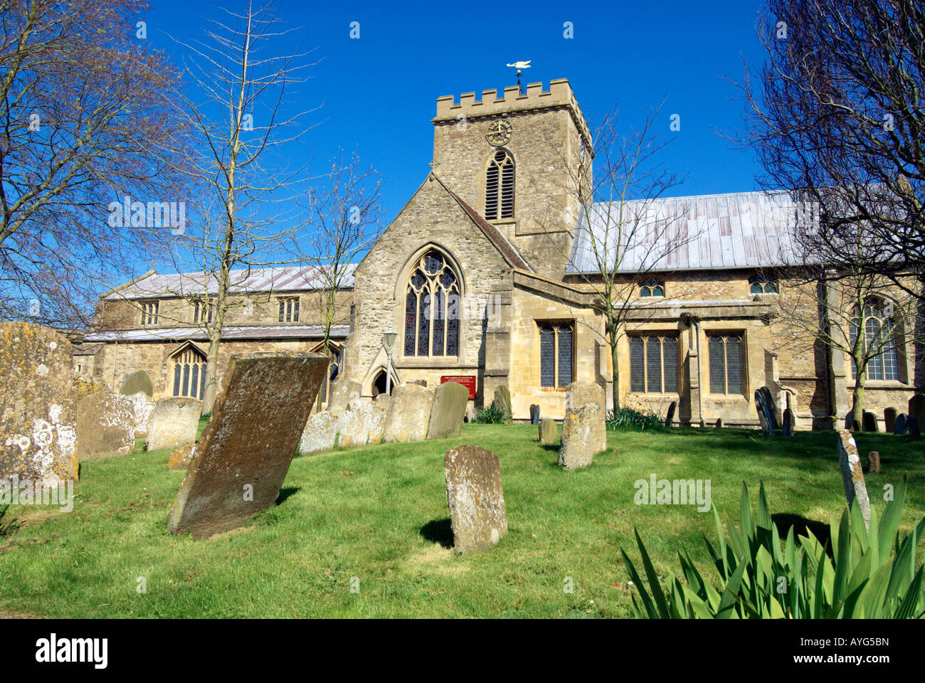 Chiesa di San Pietro e di san Paolo la Chiesa Parrocchiale di Wantage, Oxfordshire Foto Stock