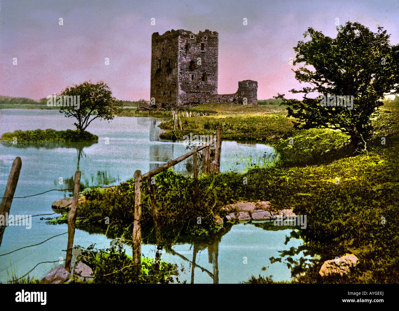 Threave o castello Thrieve Scozia Scotland Foto Stock