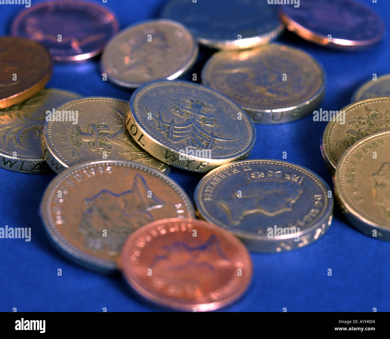 Concetto finanziario: valuta britannica Foto Stock