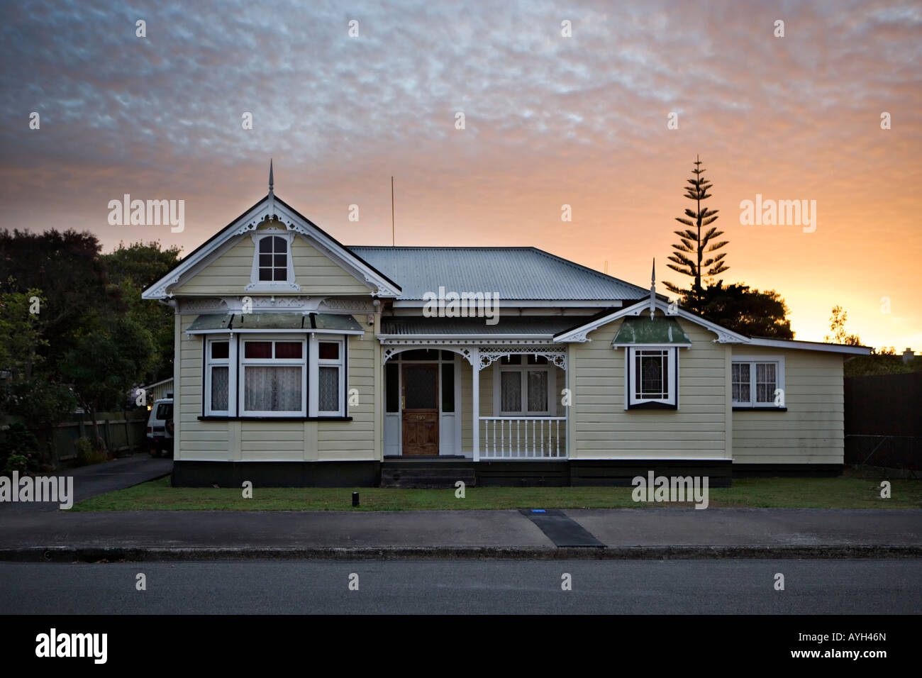 Casa di Palmerston North Nuova Zelanda Foto Stock