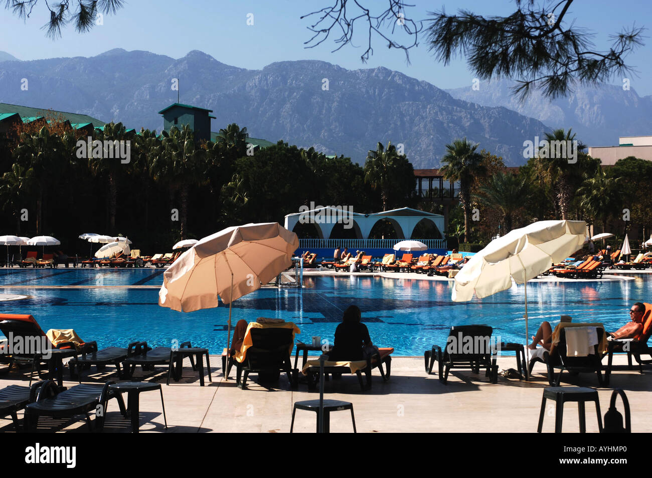 Antalya Kemer mondo delle meraviglie resort la piscina Foto Stock