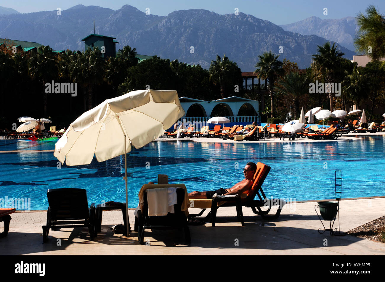 Antalya Kemer mondo delle meraviglie resort la piscina Foto Stock