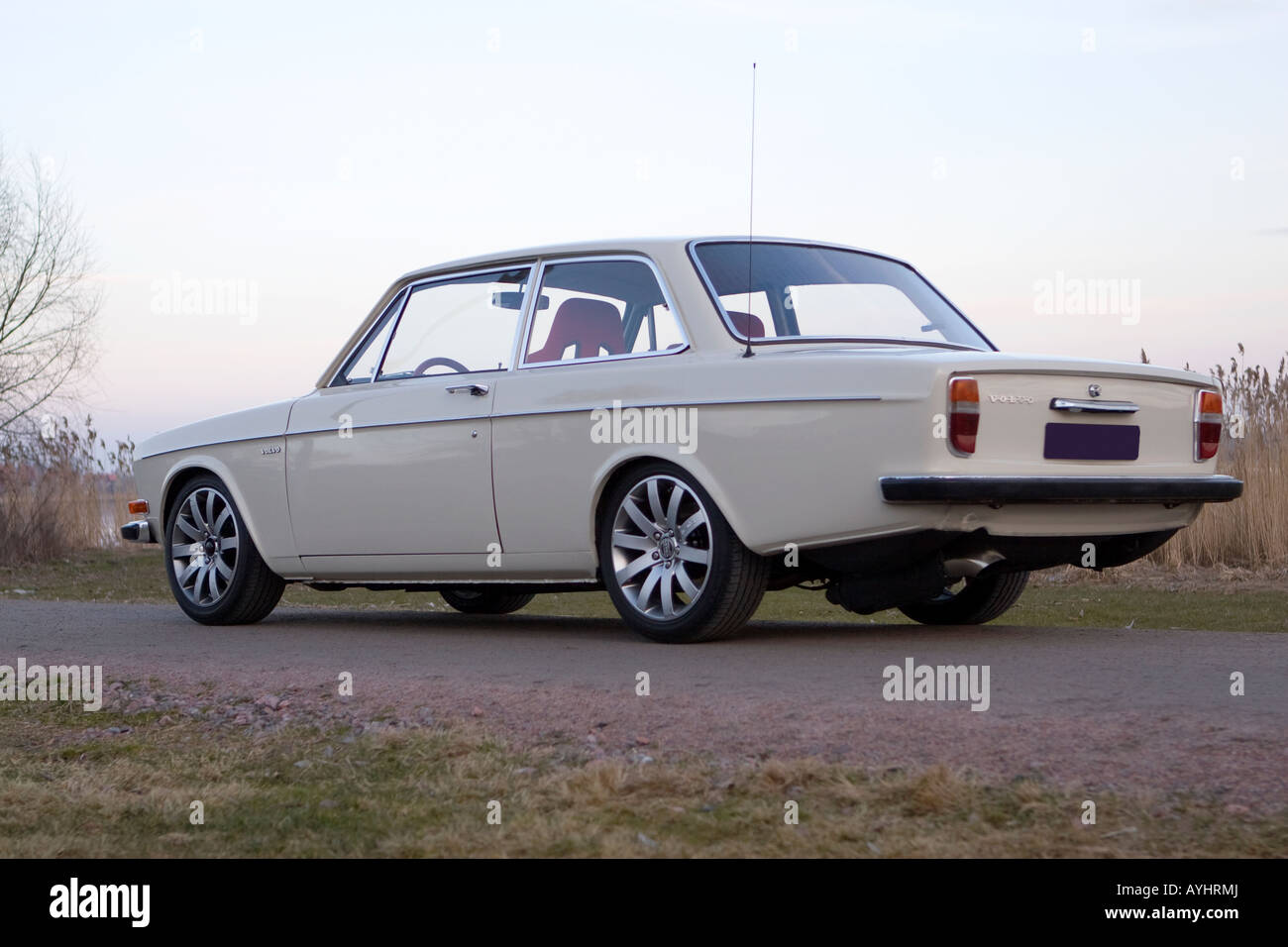 Vecchio svedese Volvo 142 dal 1969 Foto Stock